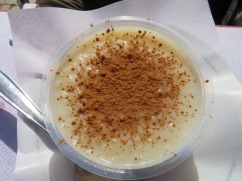 Anas very special homemade rice pudding.........hints of orange and gorgeous rich Portuguese cinnamon......and yes, there is a difference.