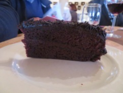 According to our resident expert on desserts, this was amazing chocolate cake!!