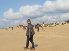 Lots of people on the beach today, most walking in small groups and animatedly chatting and laughing. Very lively place.