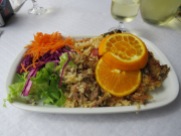Arroz de pato....duck rice....what an enormous portion and absolutely delicious.